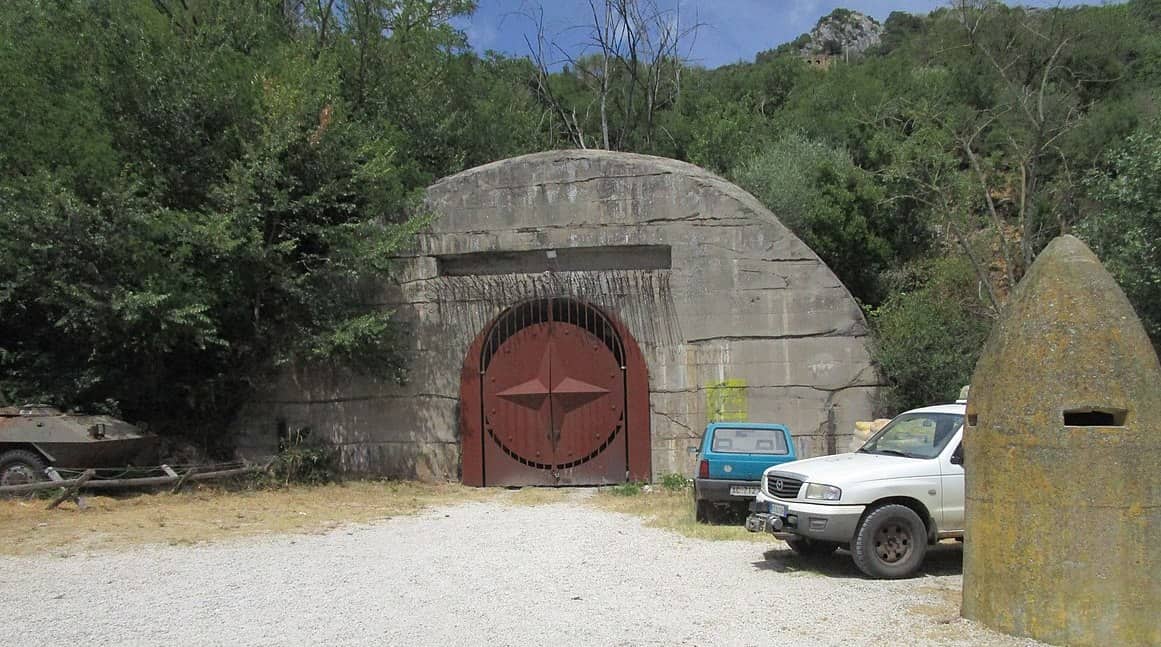 Entrance bunker Monte Soratte
